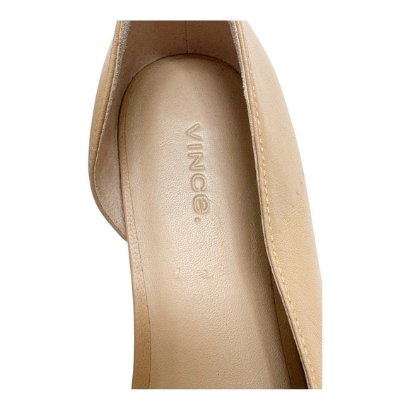 Vince Cyder D’Orsay Square Toe Flats Size 10 - Picture 9 of 10